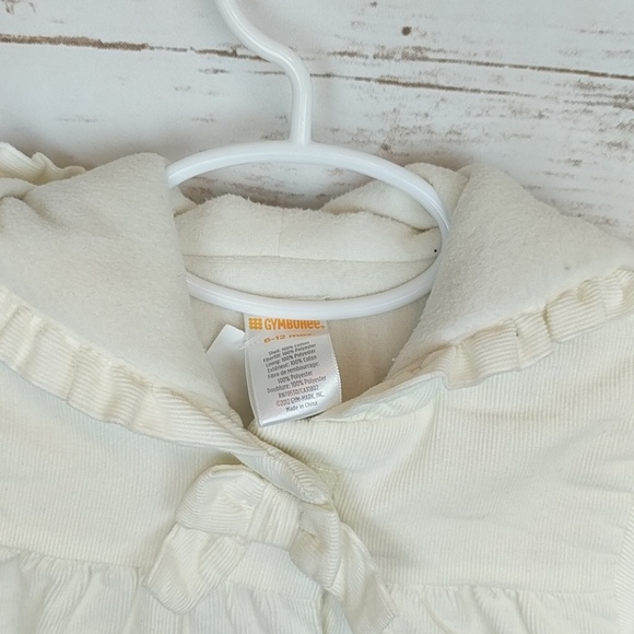 Gymboree White Coat with Ruffles and Bows - Picture 3 of 6